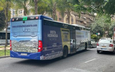 El autobús de Vistahermosa Norte recorre las líneas 21 y 23 de Alicante